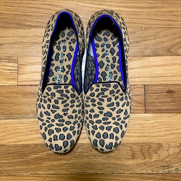 ROTHYS Spotted Leopard Loafers Women’s 9.5 - Picture 3 of 9